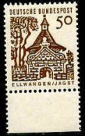 RFA Poste N** Yv: 326 Mi:458 Schlosstor Ellwangen Jagst Bord De Feuille - Unused Stamps