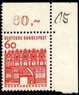 RFA Poste N** Yv: 327 Mi:459 Porte De Treptow Neubrandenburg Coin D.feuille - Unused Stamps