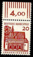 RFA Poste N** Yv: 324 Mi:456 Torhalle Lorsch Hessen Bord De Feuille - Unused Stamps