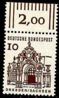 RFA Poste N** Yv: 322 Mi:454 Pavillon Des Remparts Dresden Bord De Feuille - Nuevos
