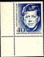 RFA Poste N** Yv: 321 Mi:453 John Fitzgerald Kennedy Coin D.feuille - Unused Stamps