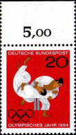 RFA Poste N** Yv: 319 Mi:451 Olympisches Jahr Judo Bord De Feuille - Unused Stamps