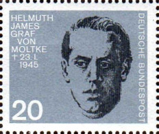 RFA Poste N** Yv: 303 Mi:437 Helmuth James Graf V.Moltke - Unused Stamps