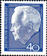 RFA Poste N** Yv: 306 Mi:430 Heinrich Lübke Deutscher Bundespräsident - Unused Stamps