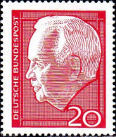 RFA Poste N** Yv: 305 Mi:429 Heinrich Lübke Deutscher Bundespräsident - Unused Stamps
