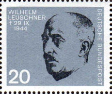 RFA Poste N** Yv: 302 Mi:436 Wilhelm Leuschner - Unused Stamps