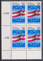 1986 , Mi 1842 ** (2) - 4 Er Block Postfrisch - Österreich - 30 Jahre Mitglied Des Europarates - Unused Stamps