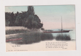 SWITZERLAND - Lake Morat (Murten) Unused Vintage Postcard - Andere & Zonder Classificatie