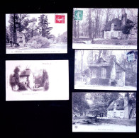 Cp, Versailles, Château, Trianon, Hameau De Marie Antoinette, LOT DE 5 CARTES POSTALES - 5 - 99 Postcards