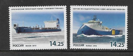 RUSSIE 2013 BRISE-GLACES-BATEAUX  YVERT N°7395/7396 NEUF MNH** - Ships
