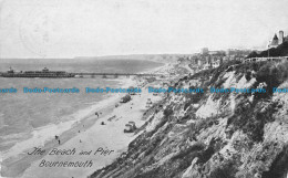R165975 The Beach And Pier. Bournemouth. 1910 - World