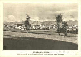 72299073 Scheidegg Allgaeu  Scheidegg - Autres & Non Classés