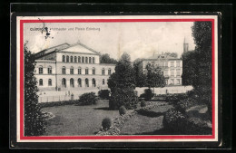 AK Coburg, Hoftheater Und Palais Edinburg  - Theater