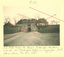 Orig. Foto 1938 Blick Auf Die Bastion Wesel Bastionsgebäude Nahaufnahme Wo Offiziere Aus Schills Korps Erschossen Wurden - Wesel