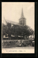 CPA Saint-Sauves, L`Eglise  - Autres & Non Classés