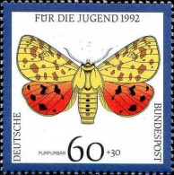 RFA Poste N** Yv:1430/1434 Für Die Jugend Papillons De Nuit (Thème) - Schmetterlinge