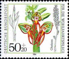 RFA Poste N** Yv:1058/1061 Wohlfahrtspflege Orchidées (Thème) - Orchidee