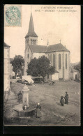 CPA Manzat, Abside De L`Eglise  - Manzat