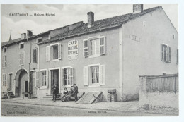 Cpa  88 Vosges - RACECOURT Maison Michel - Café Michel épicerie - Rare - MAY09 - Other & Unclassified