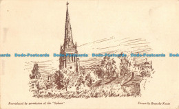 R165407 Postcard. Thaxted Parish Church. Thaxted Essex. Drawn By Bransby Keats - Monde