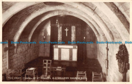 R166011 The Crypt. Chapel Of St. Francis. All Hallows Church. E. C. 3. RP - Monde