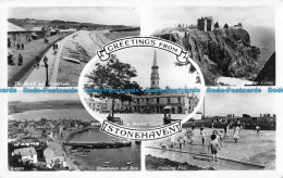 R165418 Greetings From Stonehaven. Multi View. White. Best Of All. RP. 1962 - Monde