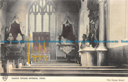 R166018 Parish Church Interior. Chirk. The Unique Series. T. S. B. And C - Monde