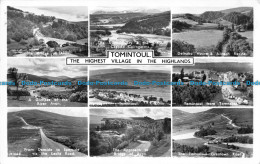 R165421 Tomintoul The Highest Village In The Highlands. Multi View. White. Best - Monde