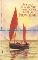 R164235 May Only Good Luck Come Your Way In The New Year. Sailing Boat. W. E. Ma - Monde