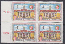 1986 , Mi 1846 ** (4) - 4 Er Block Postfrisch - Oberösterreichische Landesausstellung " Die Welt Des Barock " - Unused Stamps