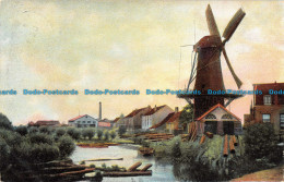 R166049 Windmill. Postcard. 1903 - Monde