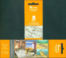 FFINLAND 2001 GULF OF FINLAND BOOKLET WITH PANE OF 5, LIGHTHOUSE** - Phares
