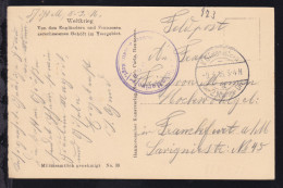 K.D. Feldpostexp. Der 2. Marine-Div. A 9.3.16 + Steg-K2  - Other & Unclassified