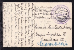 OSt. Varel 15.4.15 + K1 Briefstempel Kaiserliche Marine  - Other & Unclassified