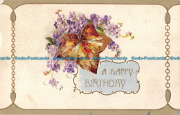 R165447 Greetings. A Happy Birthday. Flowers. Depose. 1909 - Monde