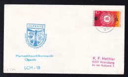 OSt. Kappeln, Schlei 4.5.74 + Cachet Marinestützpunktkommando Olpenitz Auf Brief - Otros & Sin Clasificación