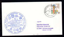 MARINESCHIFFSPOST 02 A 27.4.81 + Cachet Tross-schiff "Glücksburg" AAG 109/81 - Other & Unclassified