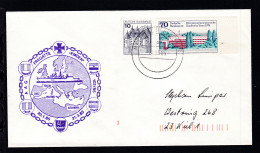 MARINESCHIFFSPOST 02 A 21.03.85 + Cachet Fregatte "Emden" AAG 102/85 Auf Brief - Otros & Sin Clasificación