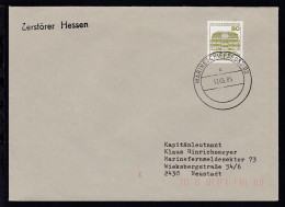 MARINESCHIFFSPOST 02 A 17.05.85 + L1 Zerstörer Hessen Auf Brief - Other & Unclassified