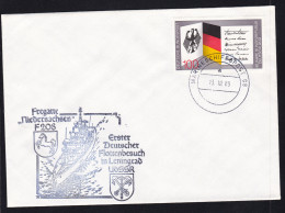 MARINESCHIFFSPOST 08 A 13.10.89 + Cachet Fregatte "Niedersachsen" Auf Brief - Other & Unclassified