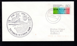 MARINESCHIFFSPOST 03 A 21.06.84 + Cachet Tender "Werra" AAG 309 Auf Brief - Other & Unclassified