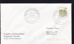 MARINESCHIFFSPOST 07 A 14.02.86 + L3 Fregatte "Niedersachsen" Heppenser Groden - Other & Unclassified