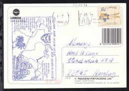 OSt. Lisboa 3.5.1996 + Cachet SSS "Gorch Fock" 105.-108. AAR Auf CAK (Lissabon) - Autres & Non Classés