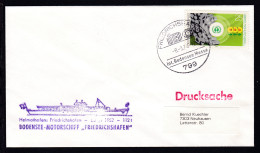 OSt. Friedrichshafen 8.3.74 + Cachet MS Friedrichshafen Auf Brief - Autres & Non Classés
