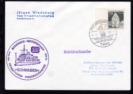 OSt. Friedrichshafen 11.2.83 + Cachet MS Schwaben Auf Brief - Sonstige & Ohne Zuordnung