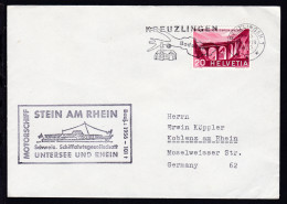 Maschinenstempel Kreuzlingen 24.VIII.1963 + Cachet MS Stein Am Rhein Auf Brief - Other & Unclassified