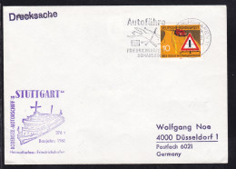 OSt. Friedrichshafen 20.6.71 + Cachet MS Stuttgart Auf Brief - Autres & Non Classés