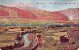 R165450 Mt. Sopris And Roaring Fork Valley On Colo. Midland Bay. 1911 - Monde