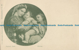 R166055 Postcard. Raphael. Sedia. Florenz. F. A. Ackermann - Monde