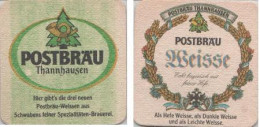 5001169 Bierdeckel Quadratisch - Postbräu Weisse - Thannhausen - Sous-bocks